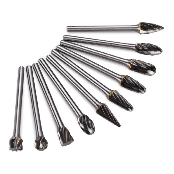 Single-Cut Carbide Burrs