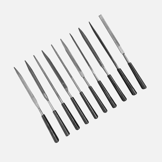 10PCS Metal File Set