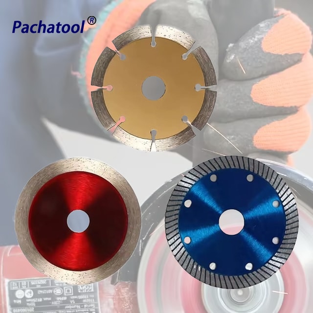 Diamond Saw Blades With Three Tooth Shapes